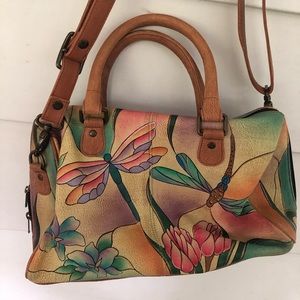 Handpainted Anushka Pocketbook NWOT